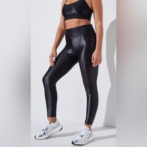 Noli Black Shiny Leggings